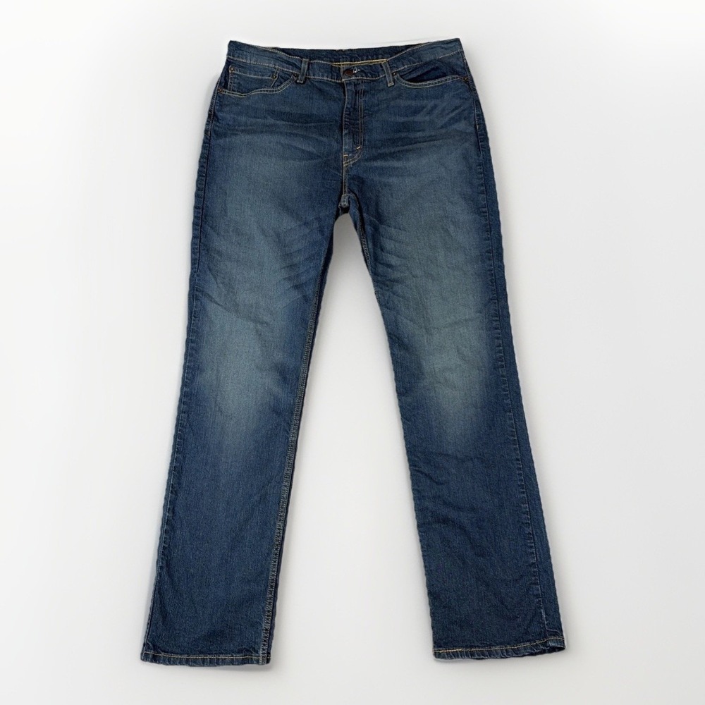 Levi's‎ 514 Straight Fit Jeans Mens 38x34 Blue Denim Medium Wash 00514-0403
